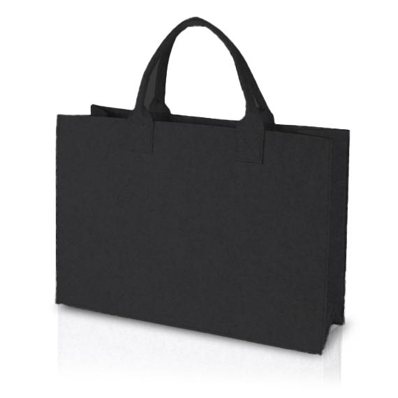 Sisustuskassi Shopper rPET musta Tapio